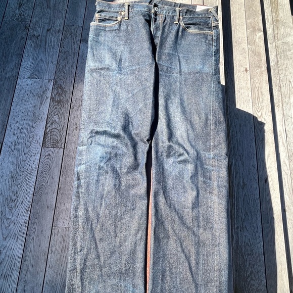 Evisu Mens Jeans with Gull Details on Pockets - Size 36 x 34 - Picture 4 of 7